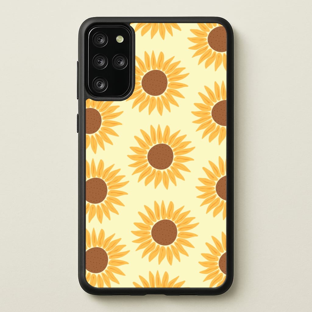 Sunflowers Abstract Pattern - Summer Phone Case for Galaxy S20 Plus