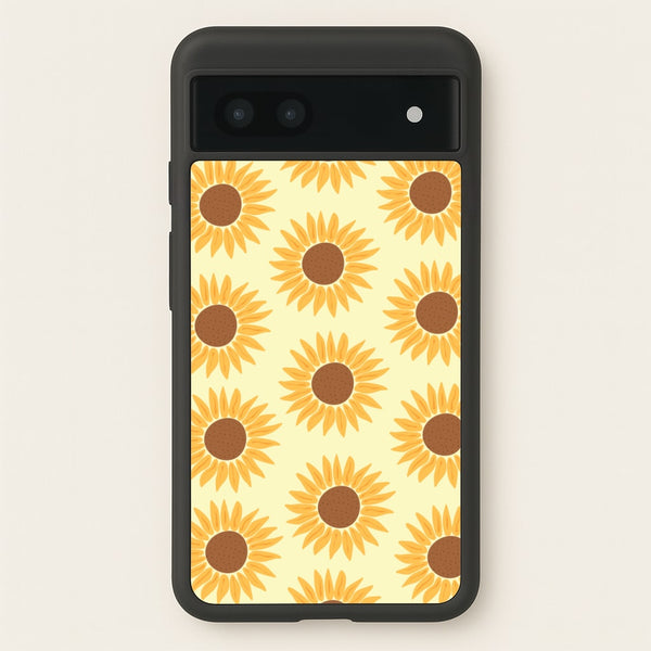 Sunflowers Abstract Pattern - Summer Phone Case for Google Pixel 7a