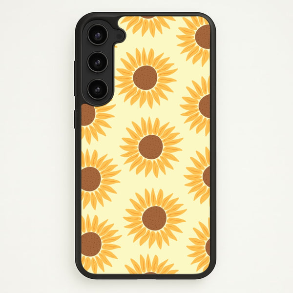Sunflowers Abstract Pattern - Summer Phone Case for Galaxy S23 Plus