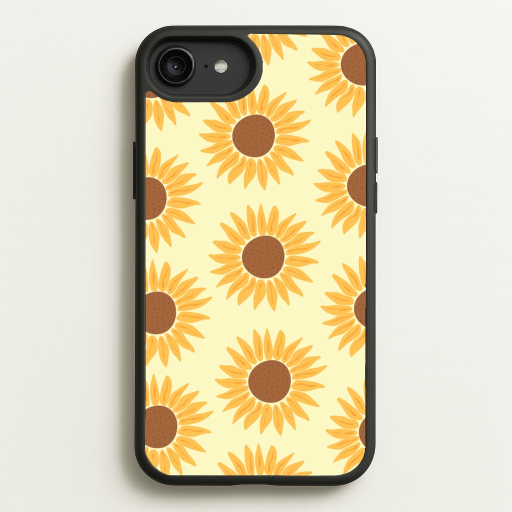Sunflowers Abstract Pattern - Summer Phone Case for iPhone 6 Plus / 7 Plus / 8 Plus