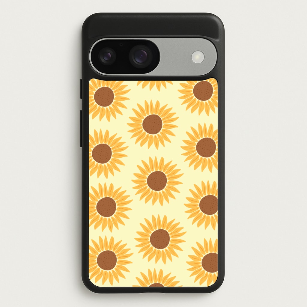 Sunflowers Abstract Pattern - Summer Phone Case for Google Pixel 9 / 9 Pro
