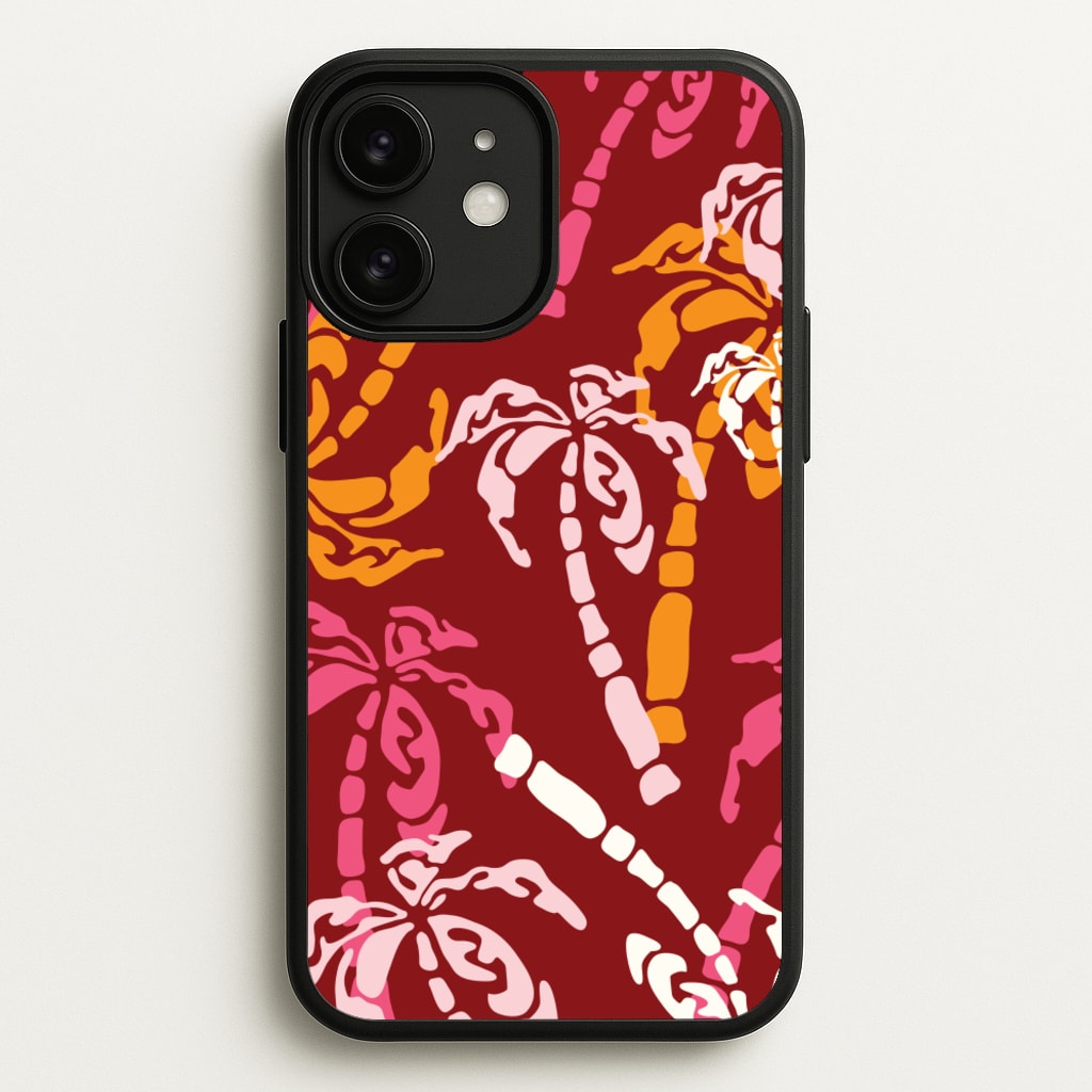 Abstract Palm Trees Pattern - Summer Phone Case for iPhone 11