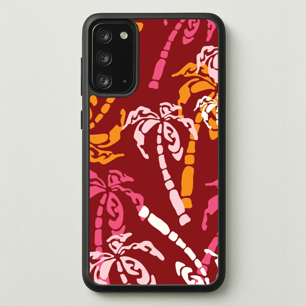 Abstract Palm Trees Pattern - Summer Phone Case for Galaxy Note 20