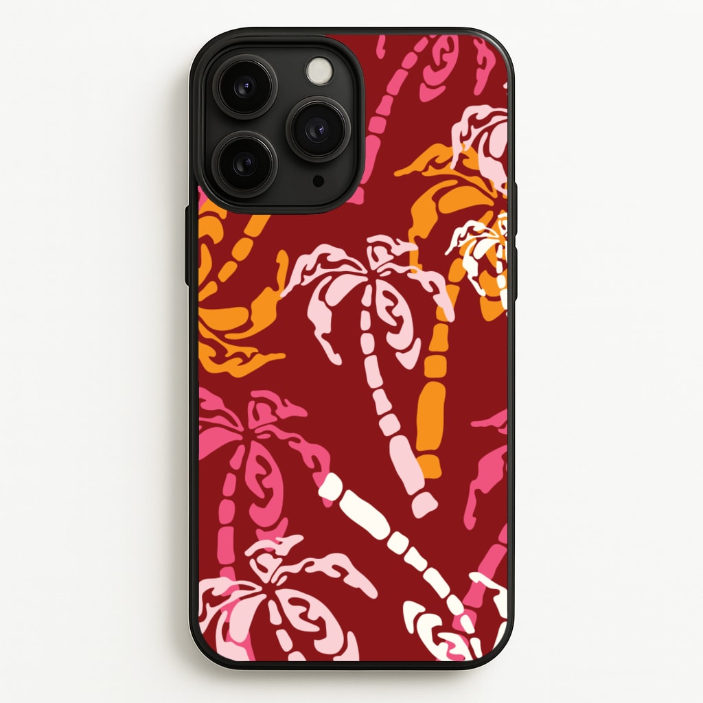 Abstract Palm Trees Pattern - Summer Phone Case for iPhone 11 Pro Max
