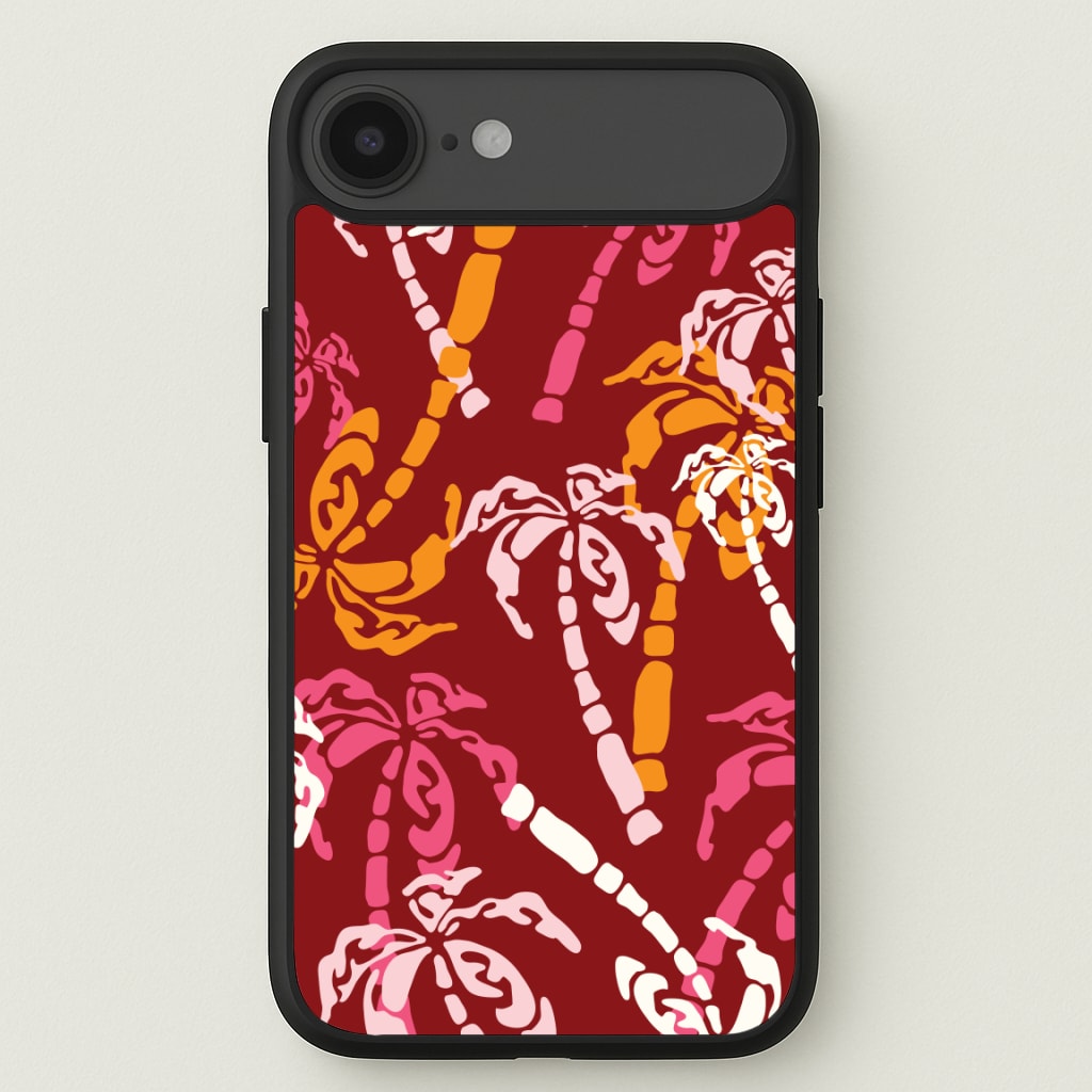 Abstract Palm Trees Pattern Phone Case for iPhone 17 Air