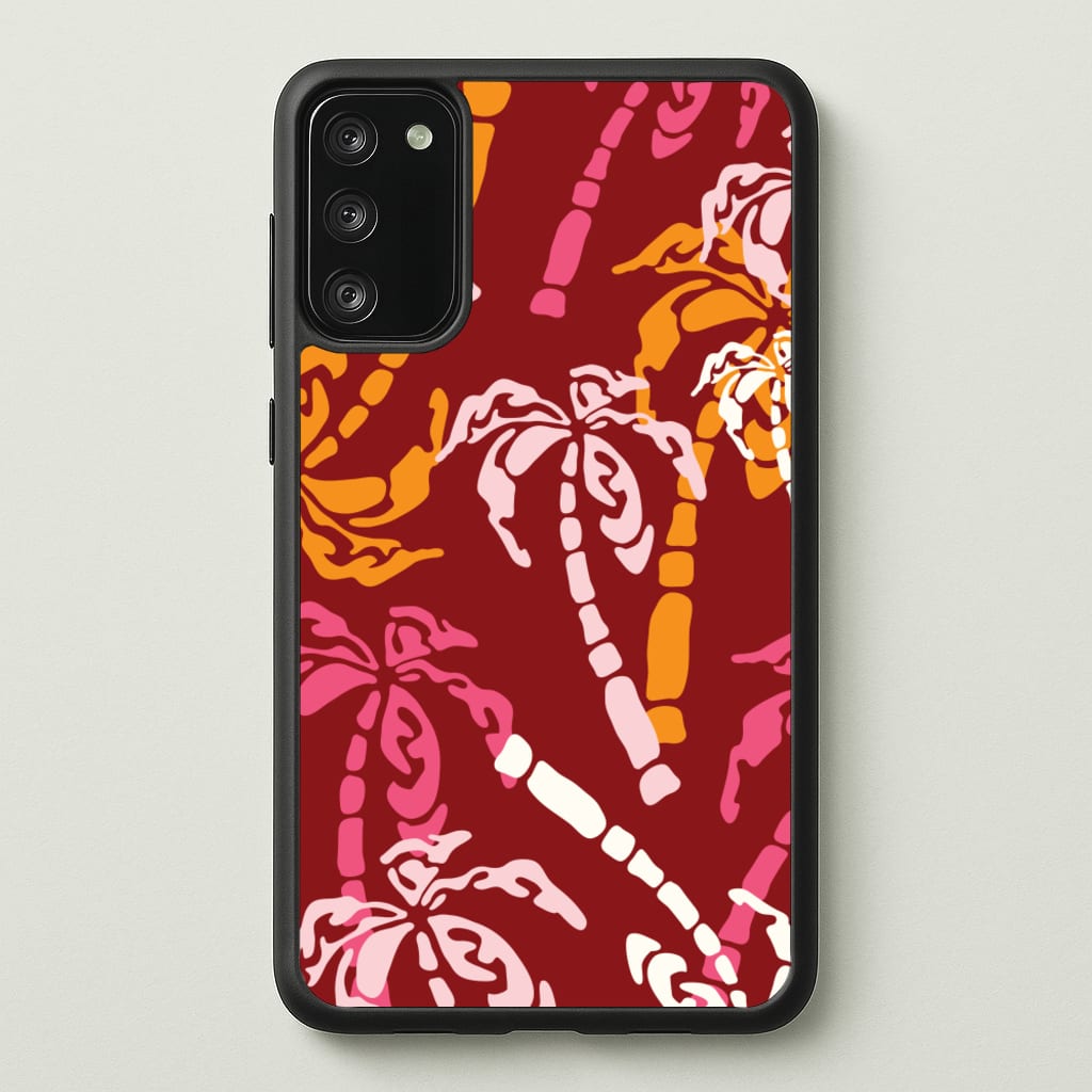 Abstract Palm Trees Pattern - Summer Phone Case for Galaxy S20FE