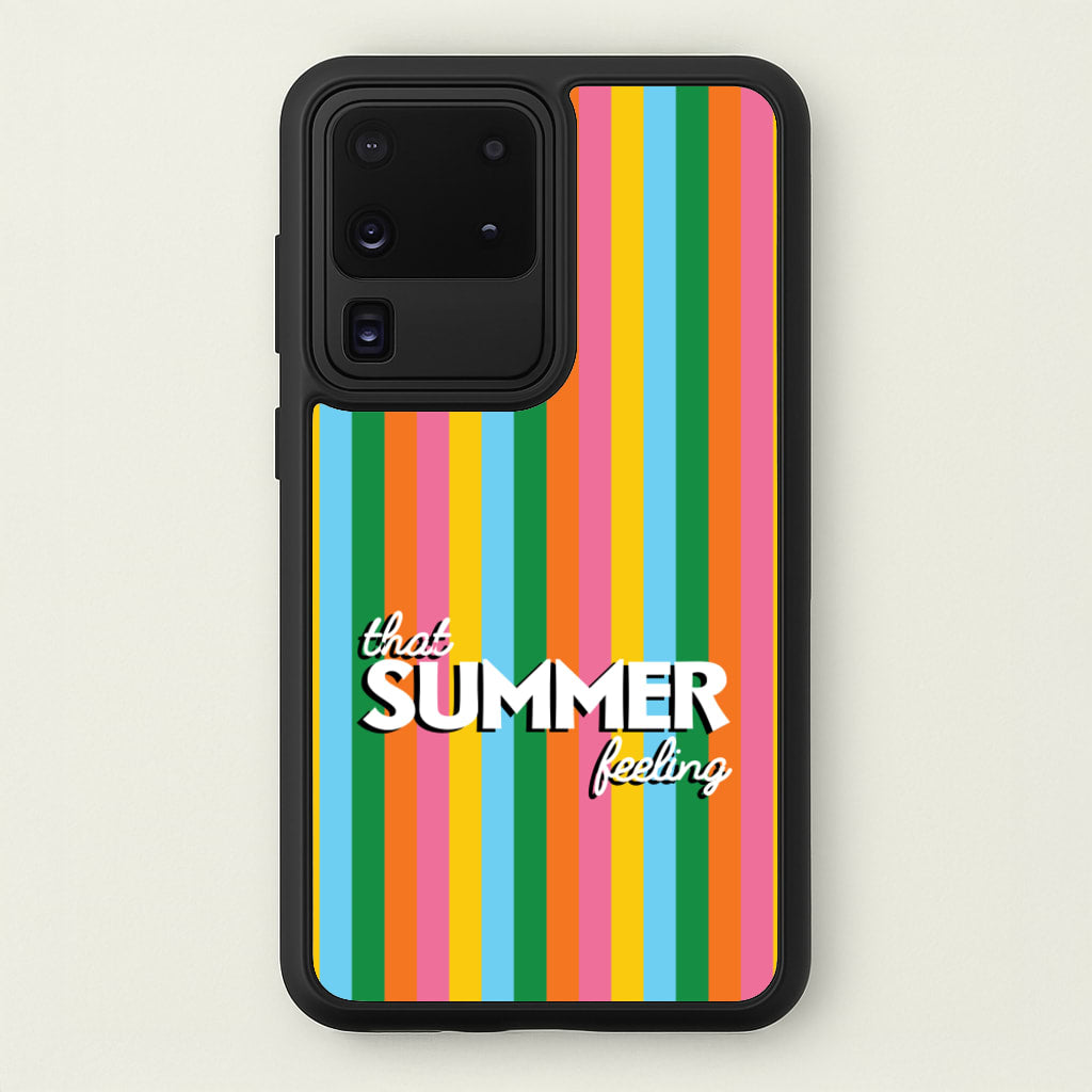 That Summer Feeling Stripes - Summer Phone Case for Galaxy S20 Ultra
