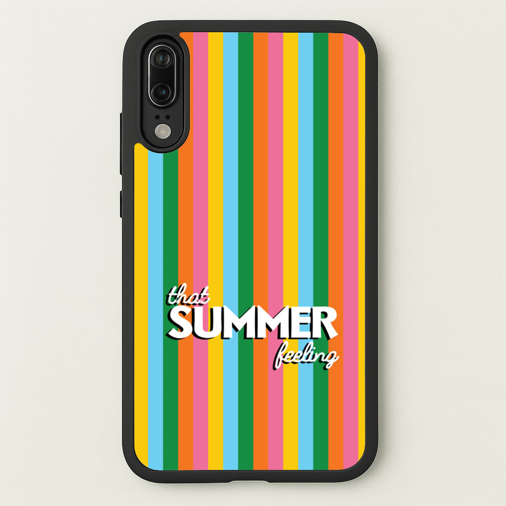 That Summer Feeling Stripes - Summer Phone Case for Huawei P20