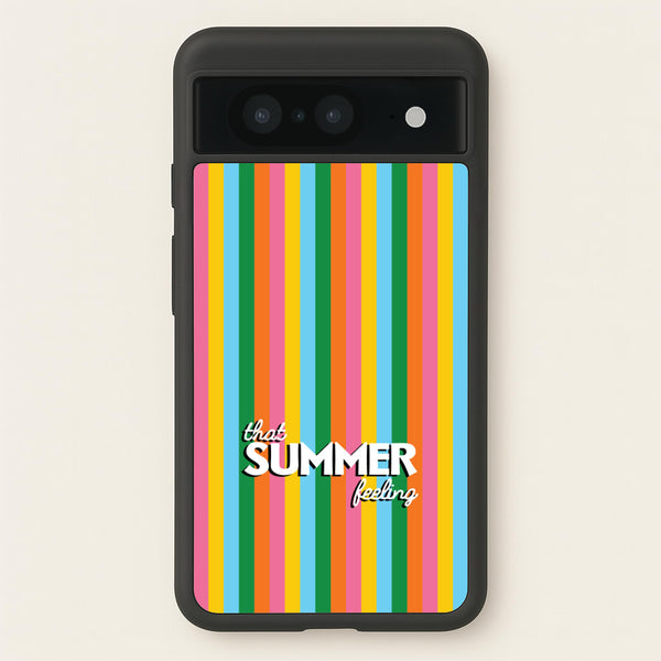 That Summer Feeling Stripes - Summer Phone Case for Google Pixel 8