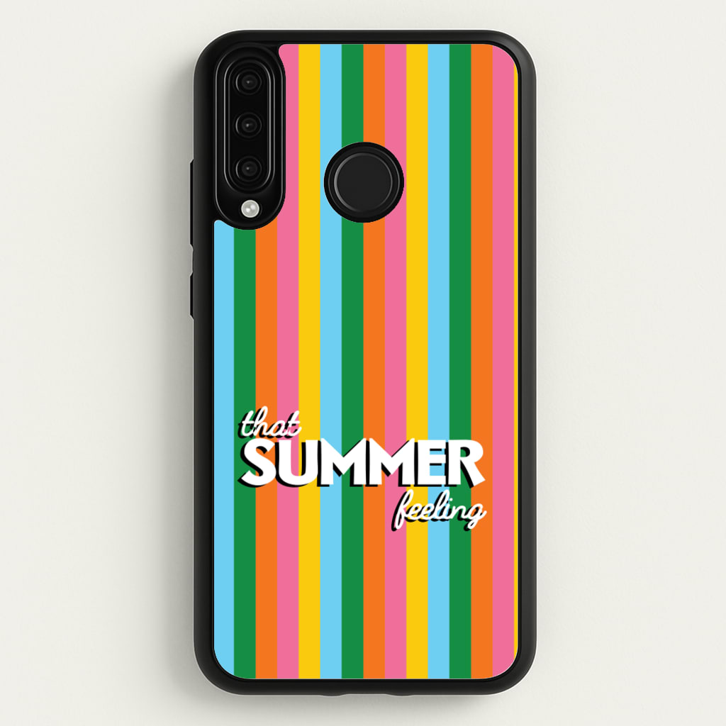 That Summer Feeling Stripes - Summer Phone Case for Huawei P30 Lite
