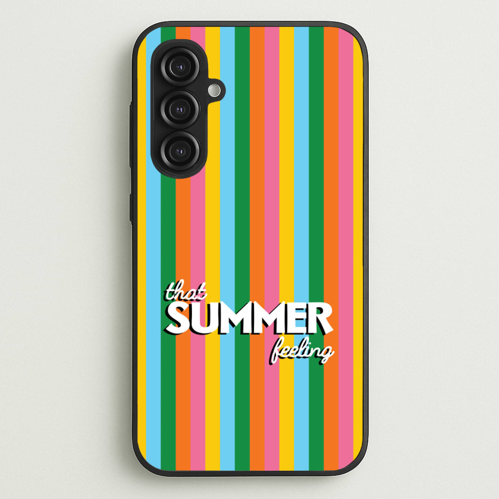 That Summer Feeling Stripes - Summer Phone Case for Galaxy S23FE