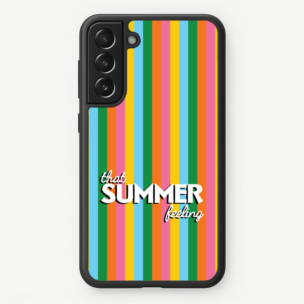 That Summer Feeling Stripes - Summer Phone Case for Galaxy S22 Plus