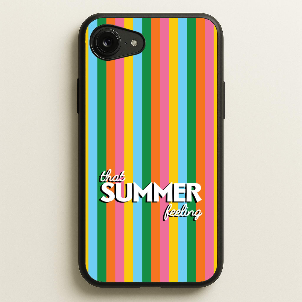 That Summer Feeling Stripes - Summer Phone Case for iPhone 16e