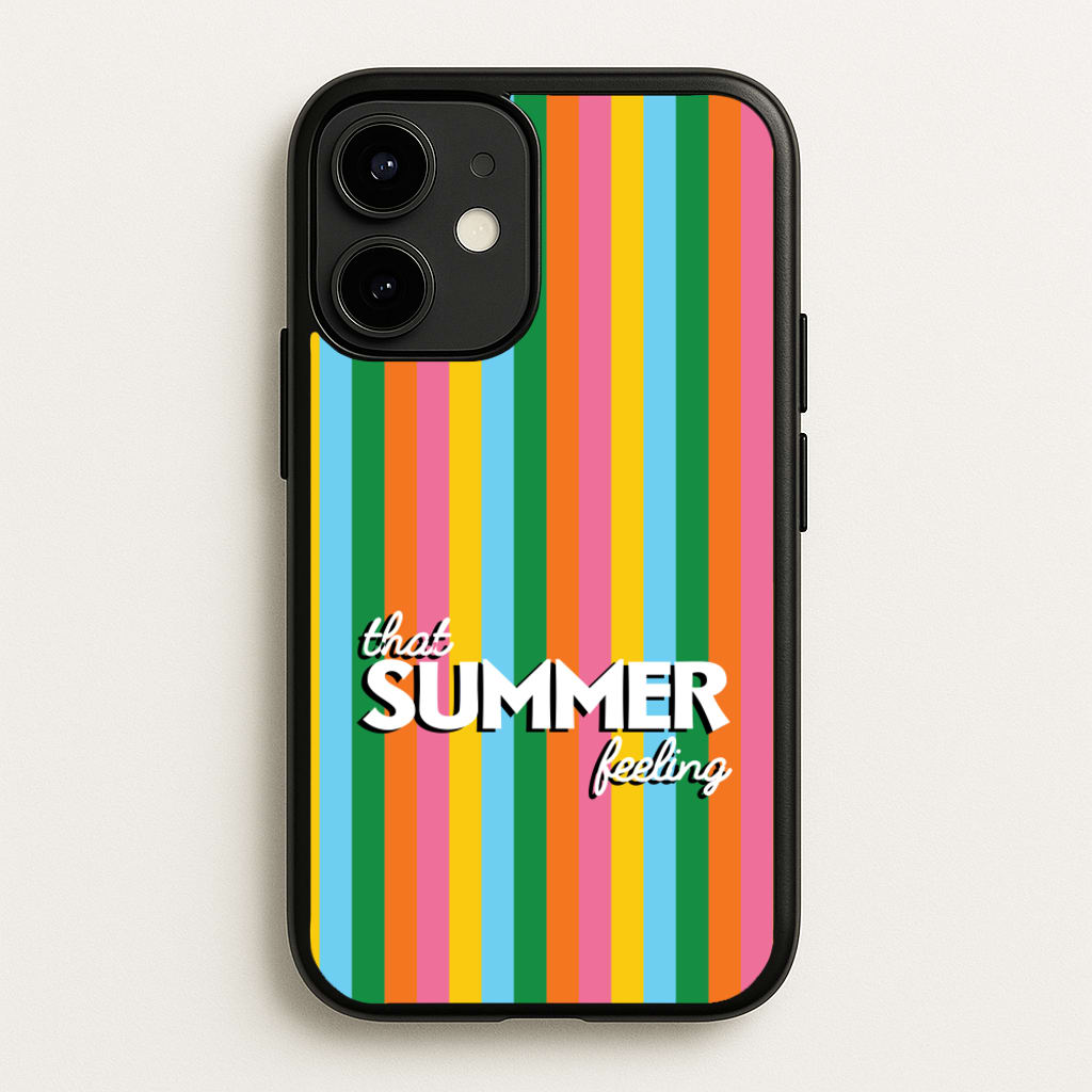 That Summer Feeling Stripes - Summer Phone Case for iPhone 12 Mini
