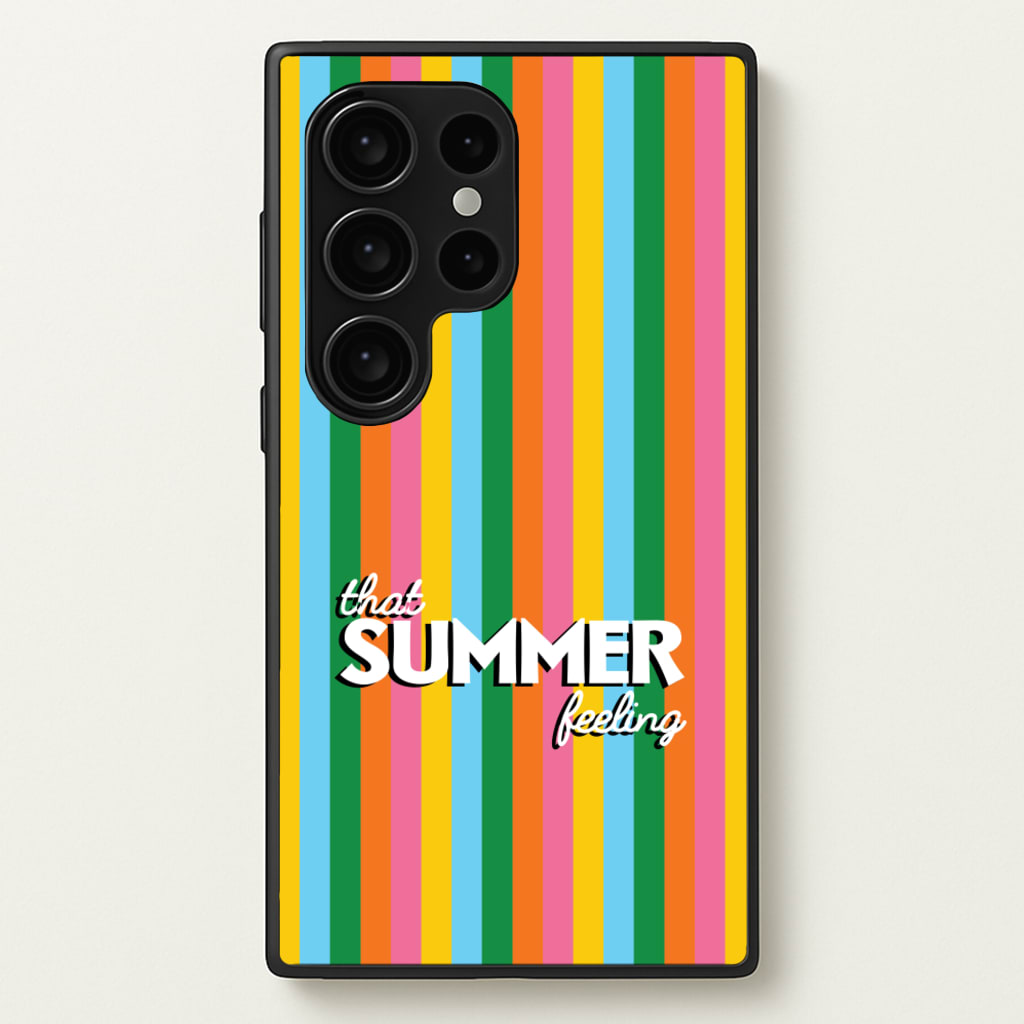 That Summer Feeling Stripes - Summer Phone Case for Galaxy S24 Ultra