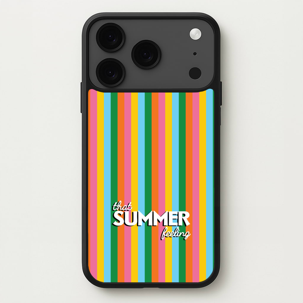 That Summer Feeling Stripes Phone Case for iPhone 17 Pro