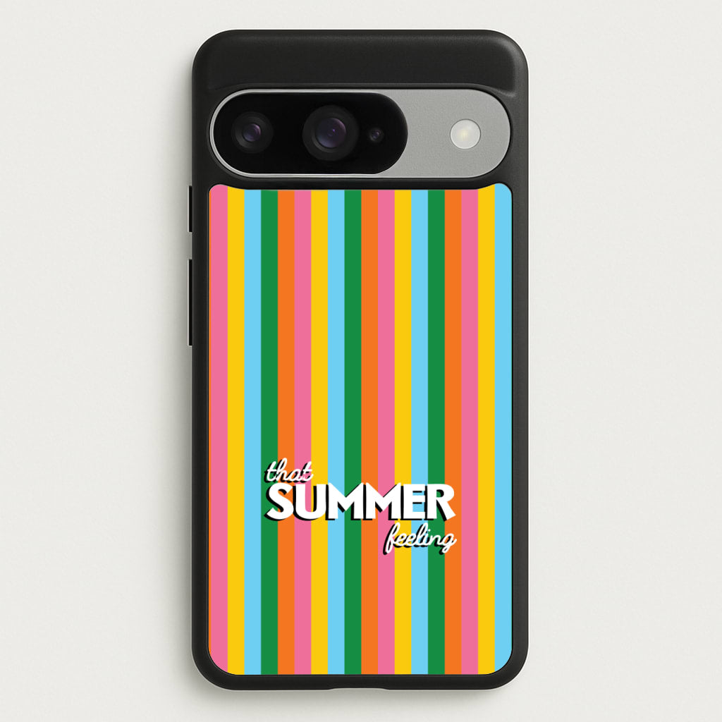 That Summer Feeling Stripes Phone Case for Google Pixel 10 / 10 Pro