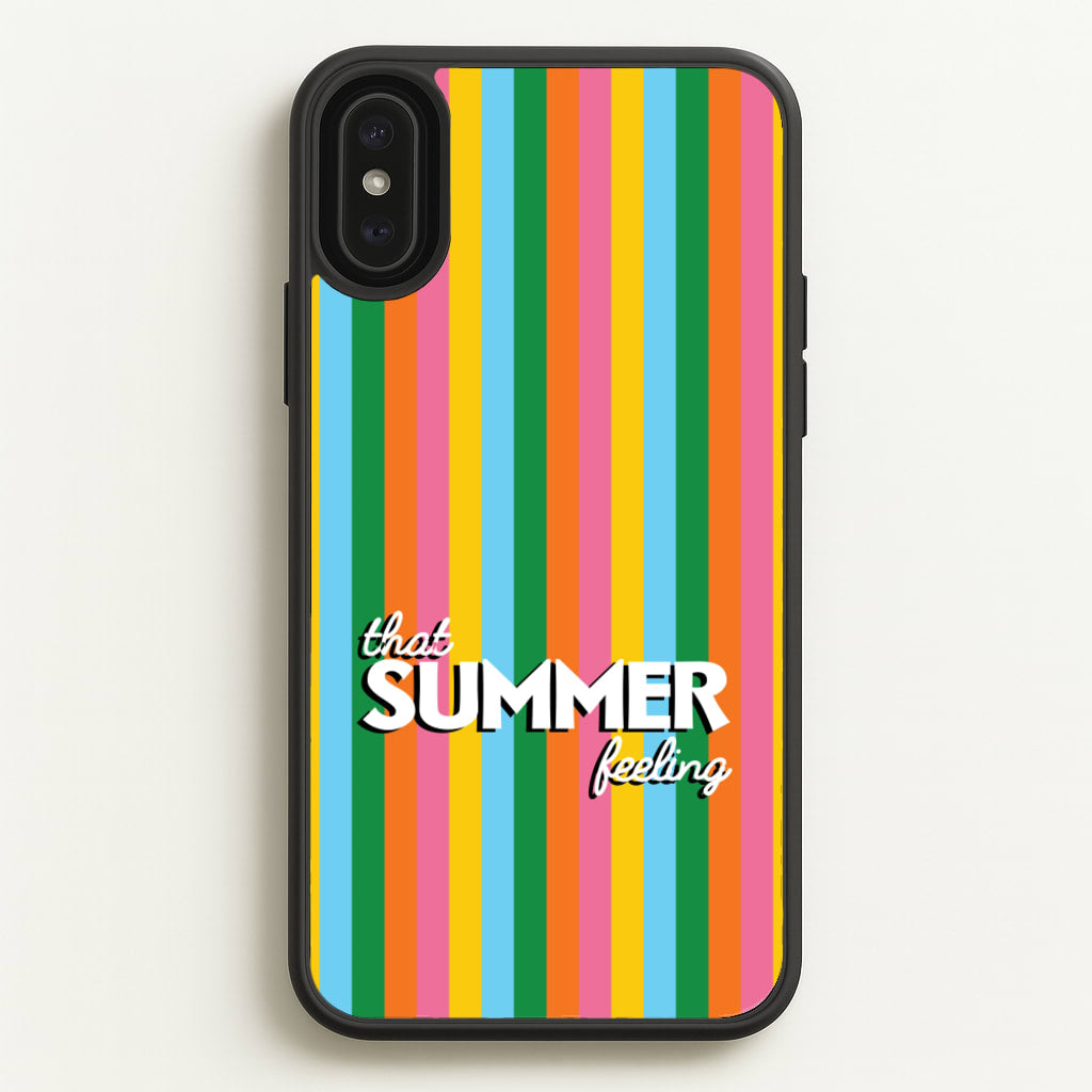 That Summer Feeling Stripes - Summer Phone Case for iPhone XS Max