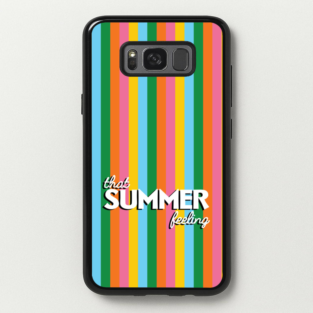 That Summer Feeling Stripes - Summer Phone Case for Galaxy S8