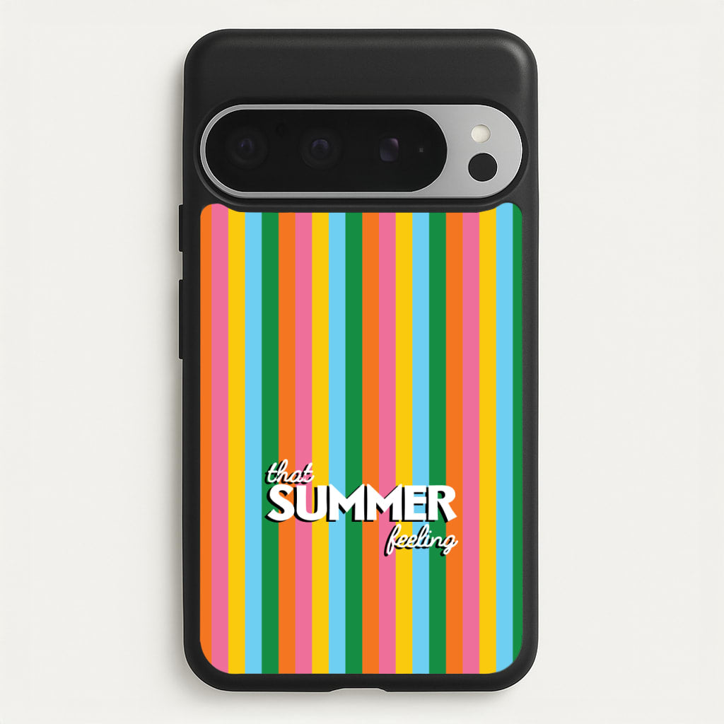That Summer Feeling Stripes - Summer Phone Case for Google Pixel 9 Pro XL