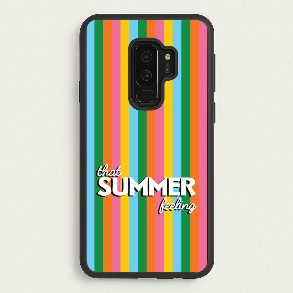 That Summer Feeling Stripes - Summer Phone Case for Galaxy S9 Plus