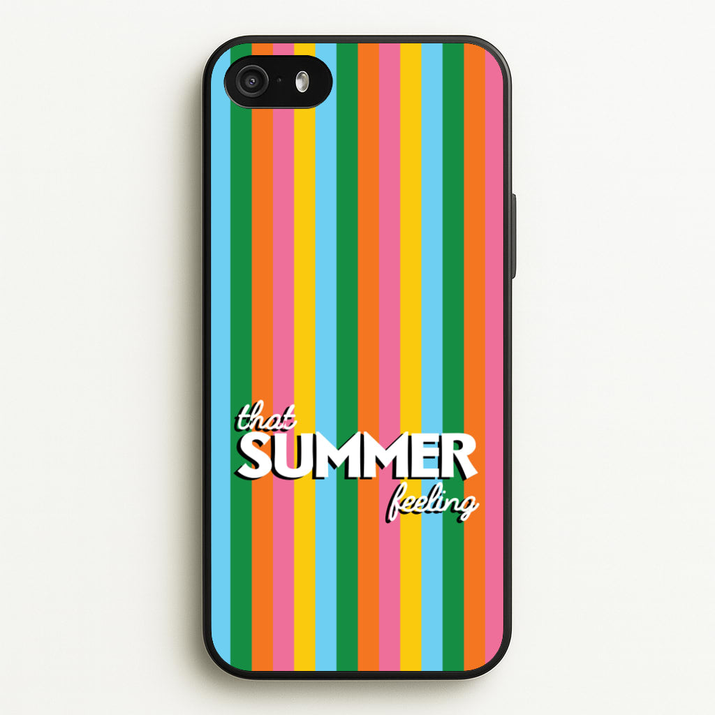 That Summer Feeling Stripes - Summer Phone Case for iPhone 5 / 5s / SE 2016