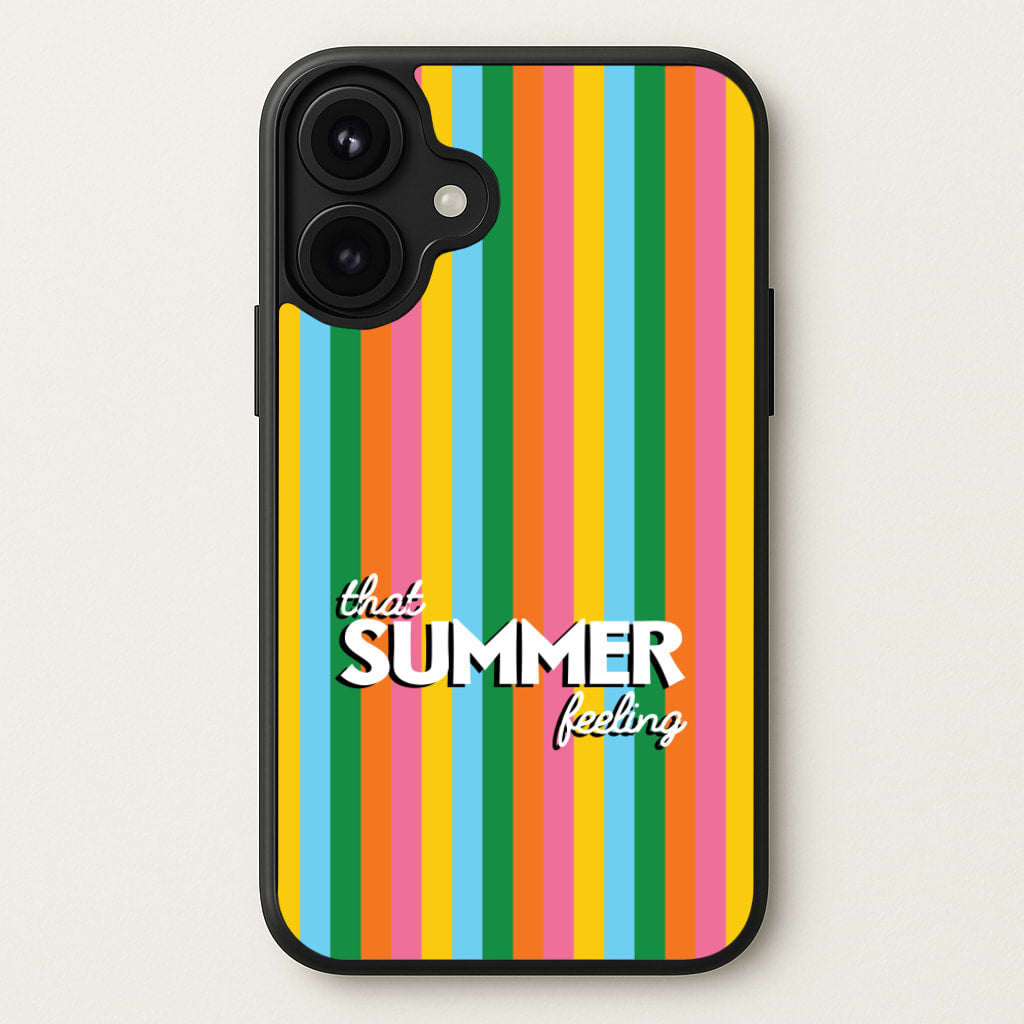 That Summer Feeling Stripes Phone Case for iPhone 17