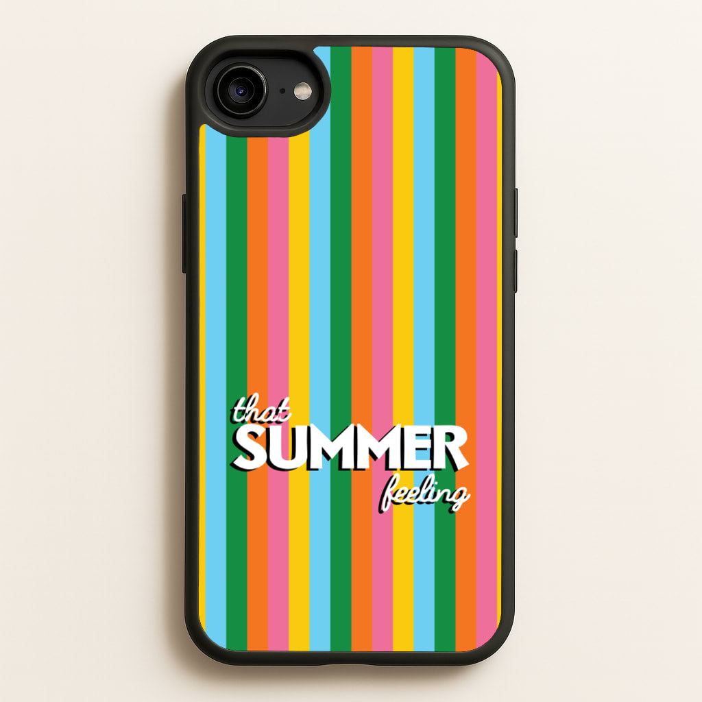 That Summer Feeling Stripes - Summer Phone Case for iPhone 6 / 7 / 8 / SE