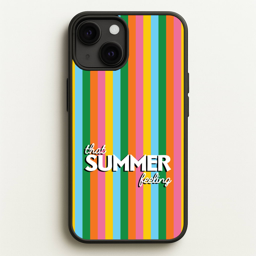 That Summer Feeling Stripes - Summer Phone Case for iPhone 13 Mini