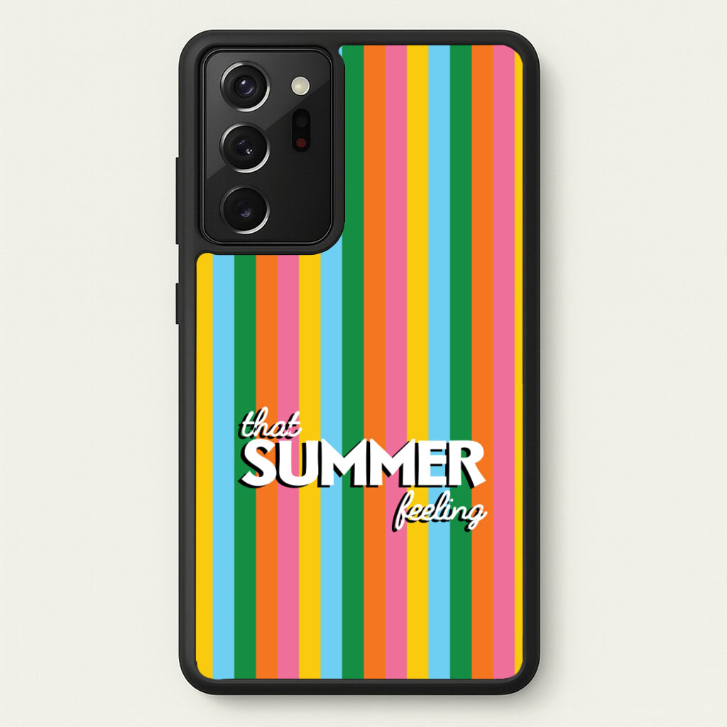 That Summer Feeling Stripes - Summer Phone Case for Galaxy Note 20 Ultra