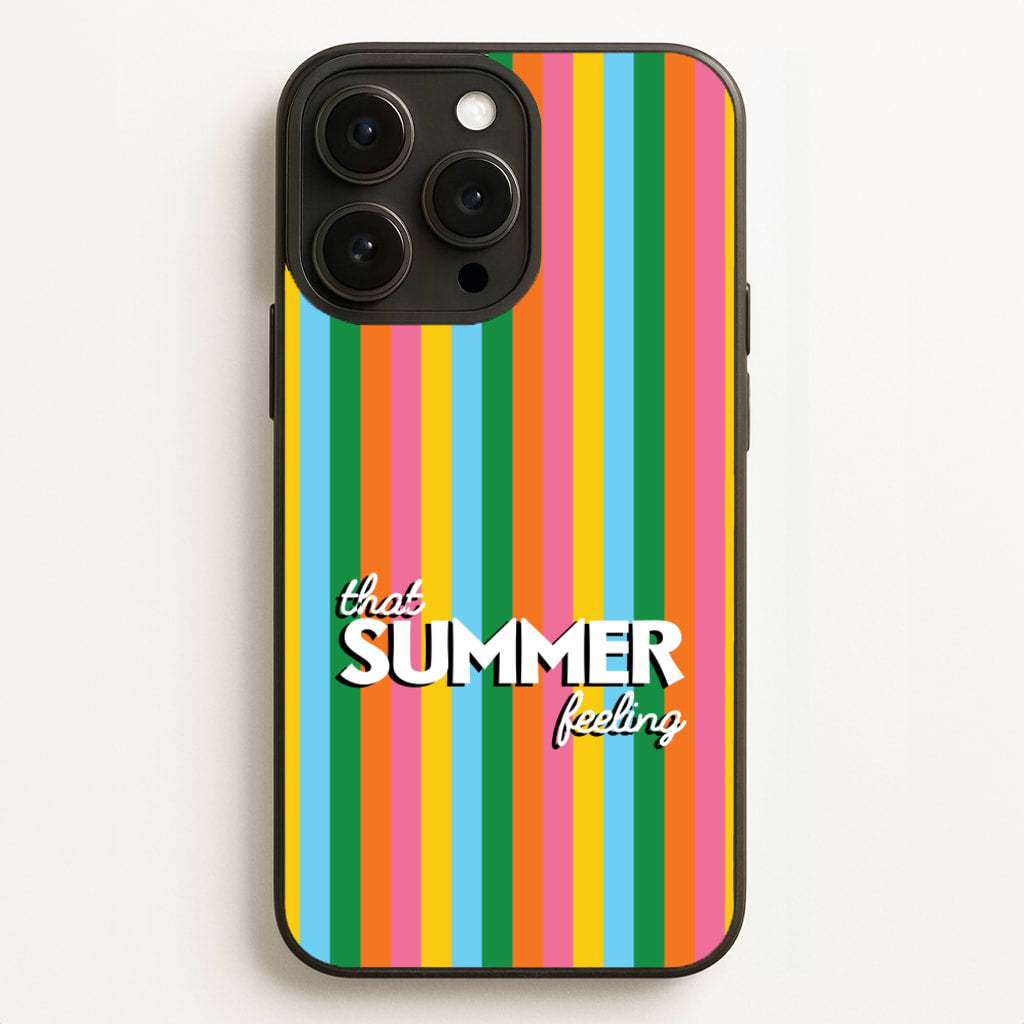 That Summer Feeling Stripes - Summer Phone Case for iPhone 12 Pro Max