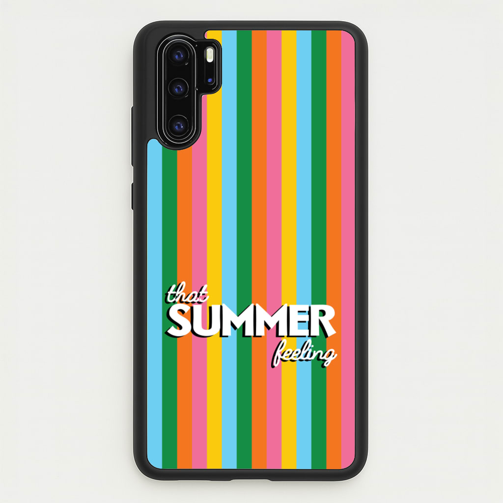 That Summer Feeling Stripes - Summer Phone Case for Huawei P30 Pro