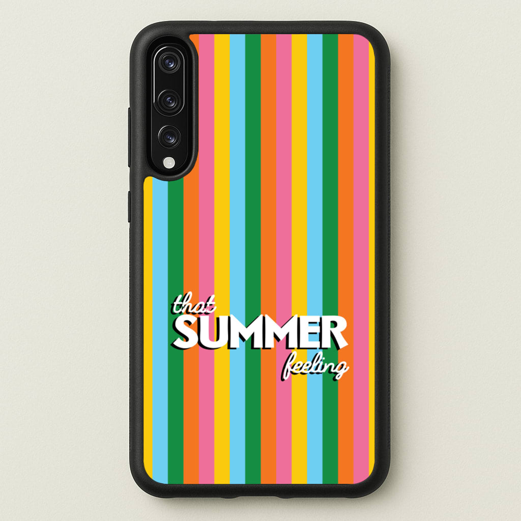 That Summer Feeling Stripes - Summer Phone Case for Huawei P20 Pro