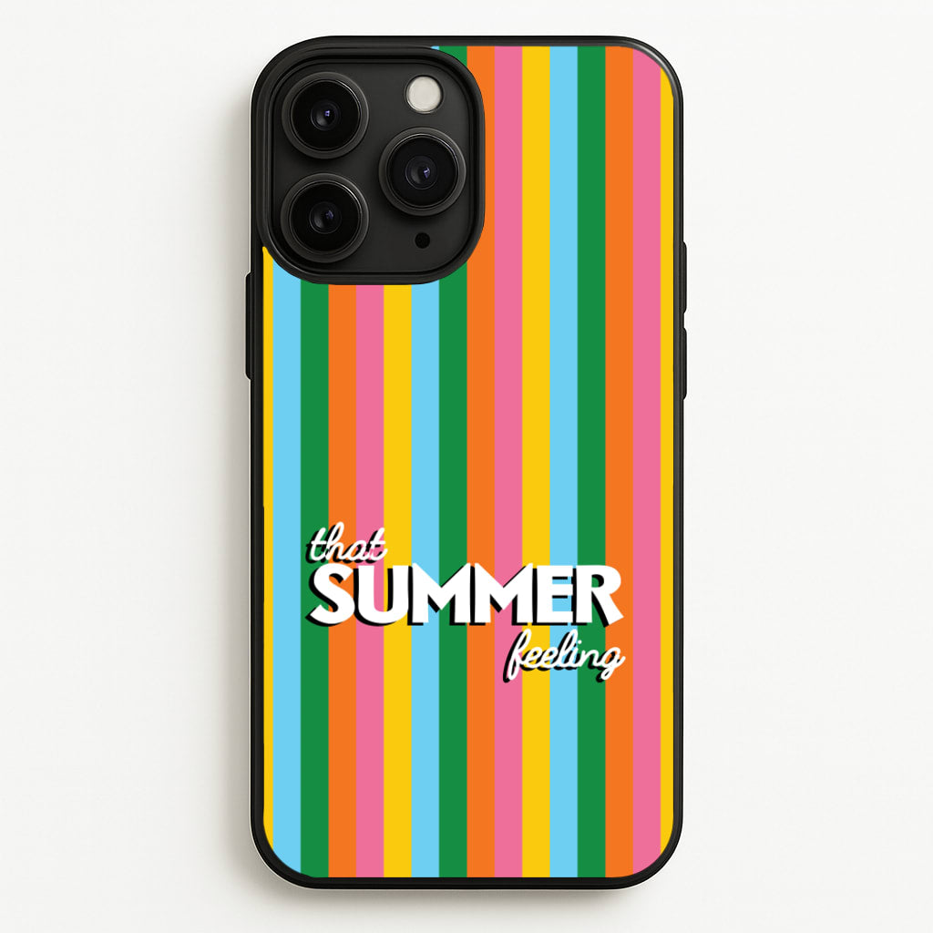 That Summer Feeling Stripes - Summer Phone Case for iPhone 11 Pro