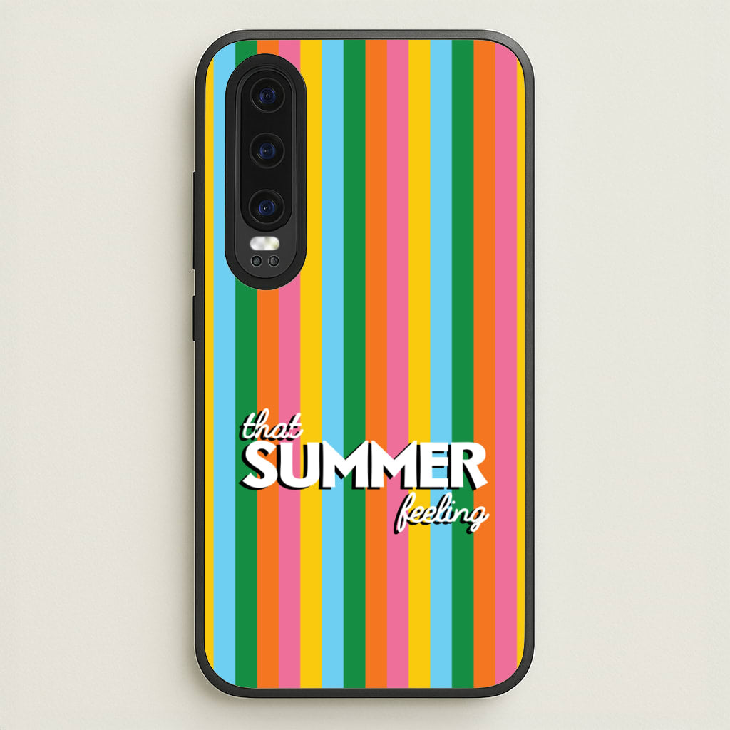 That Summer Feeling Stripes - Summer Phone Case for Huawei P30