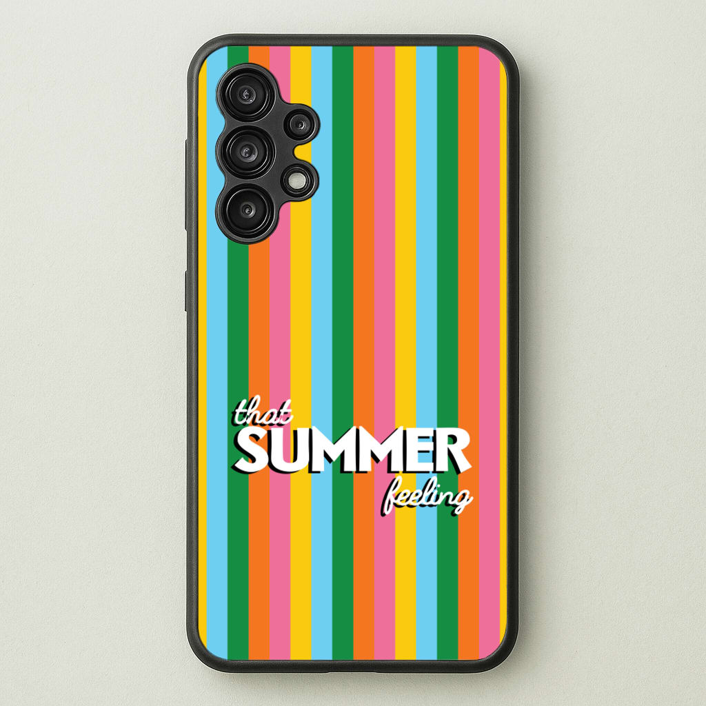 That Summer Feeling Stripes - Summer Phone Case for Galaxy A13