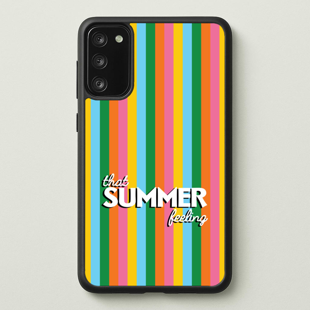That Summer Feeling Stripes - Summer Phone Case for Galaxy S20FE
