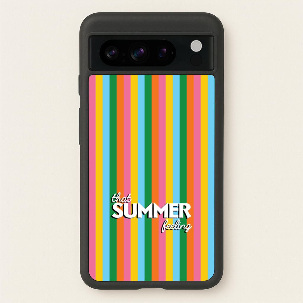 That Summer Feeling Stripes - Summer Phone Case for Google Pixel 8 Pro