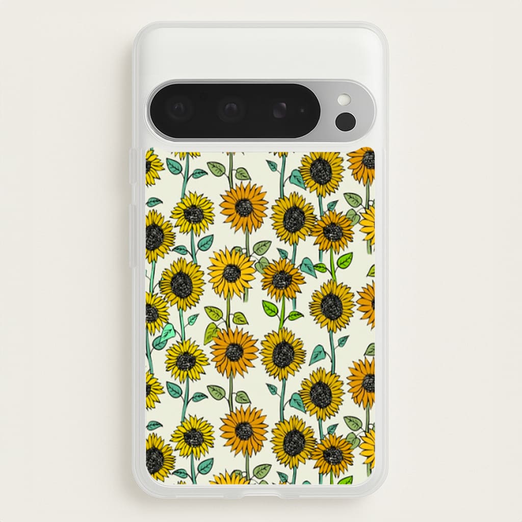 Painted Sunflowers - Floral Phone Case for Google Pixel 9 Pro XL