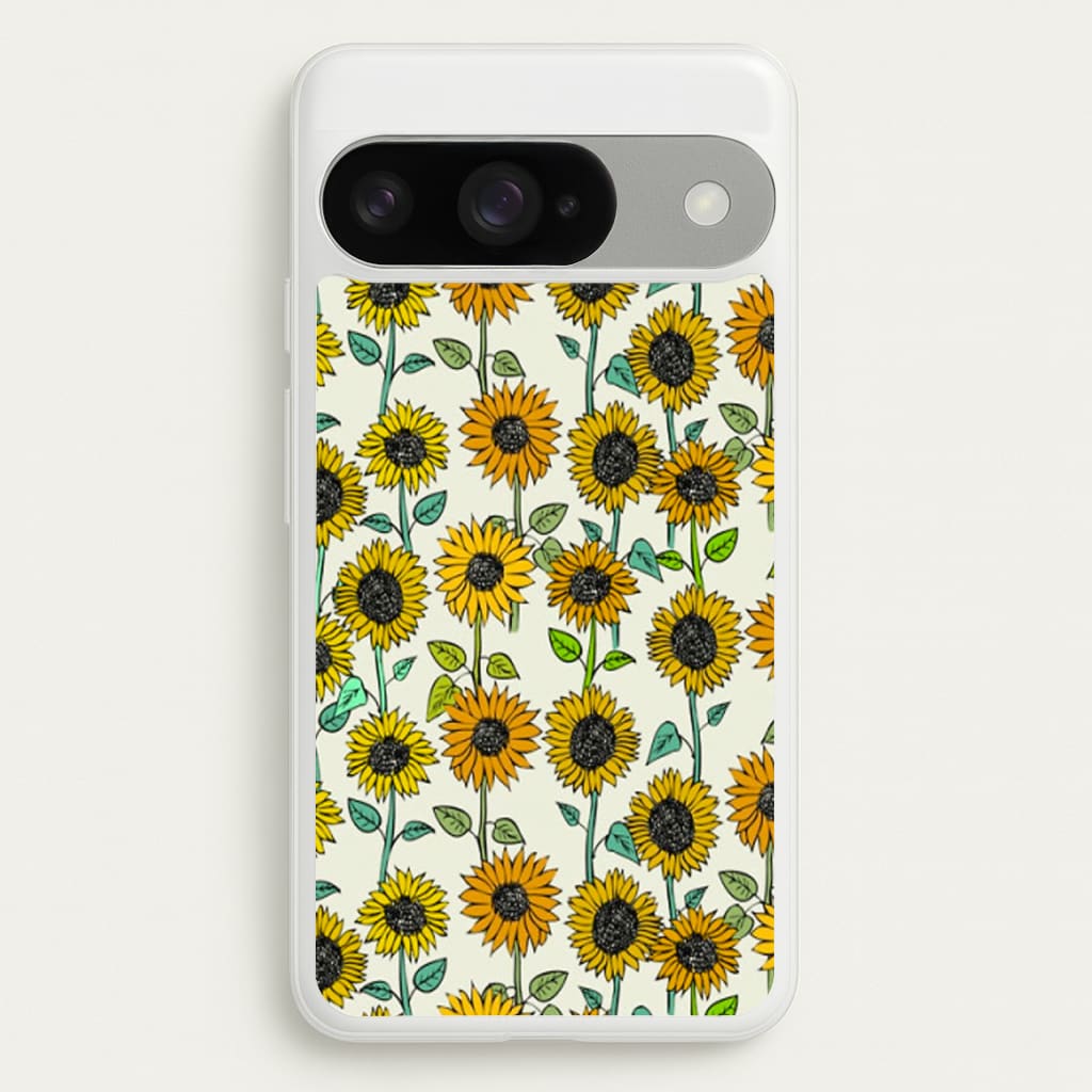 Painted Sunflowers Phone Case for Google Pixel 10 / 10 Pro