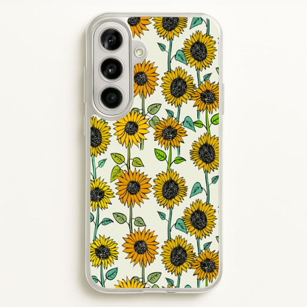 Painted Sunflowers - Floral Phone Case for Galaxy A56