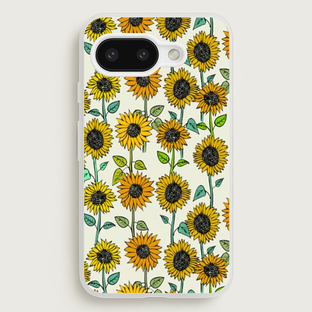 Painted Sunflowers - Floral Phone Case for Google Pixel 9a