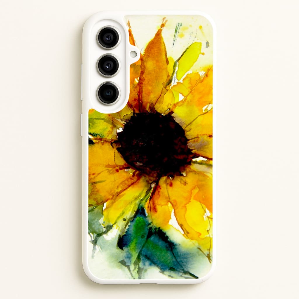 Watercolour Sunflower - Floral Phone Case for Galaxy A56