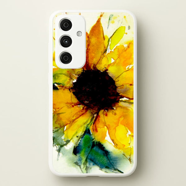 Watercolour Sunflower - Floral Phone Case for Galaxy A55