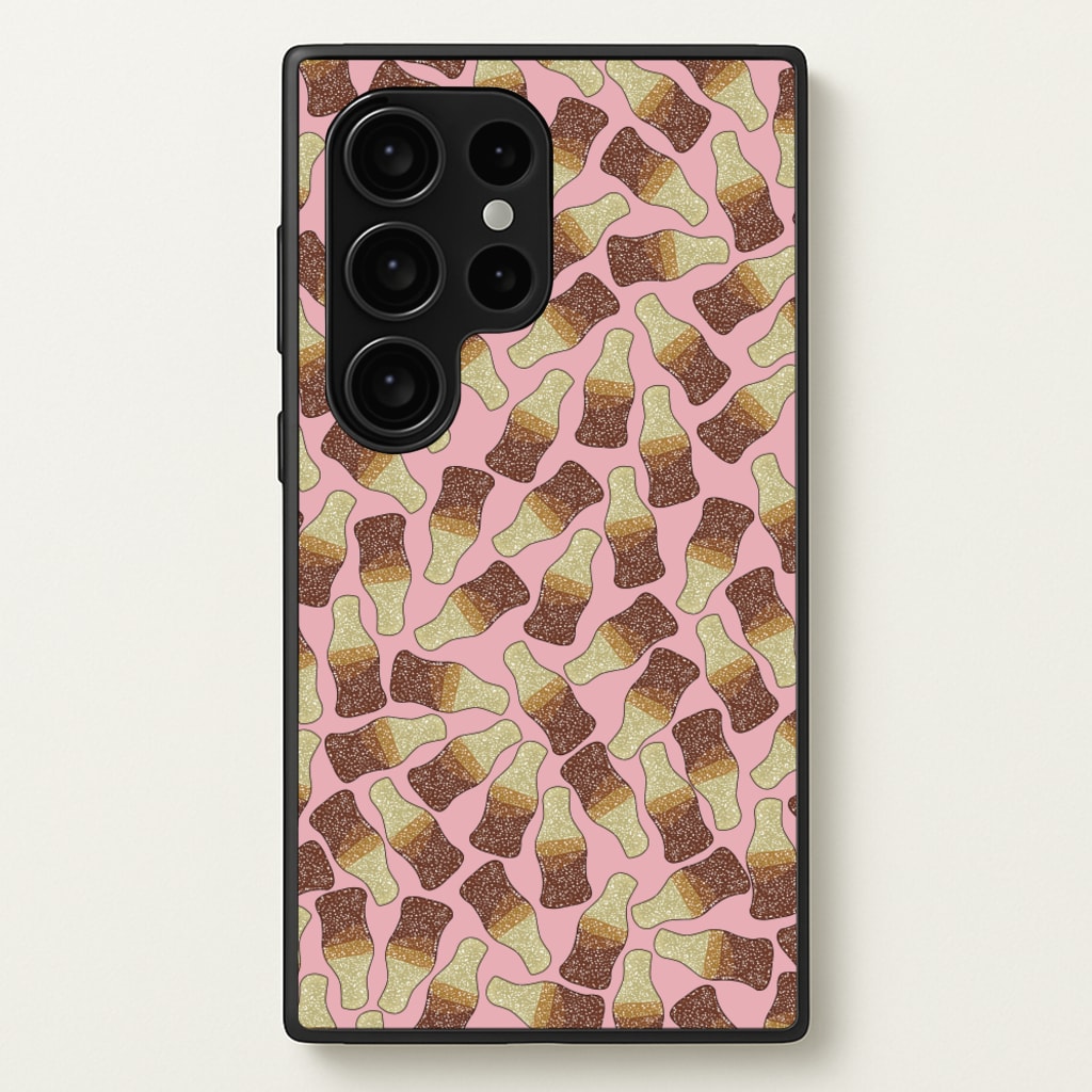 Cola Bottles - Sweets Patterns - Sweets Patterns Phone Case for Galaxy S24 Ultra