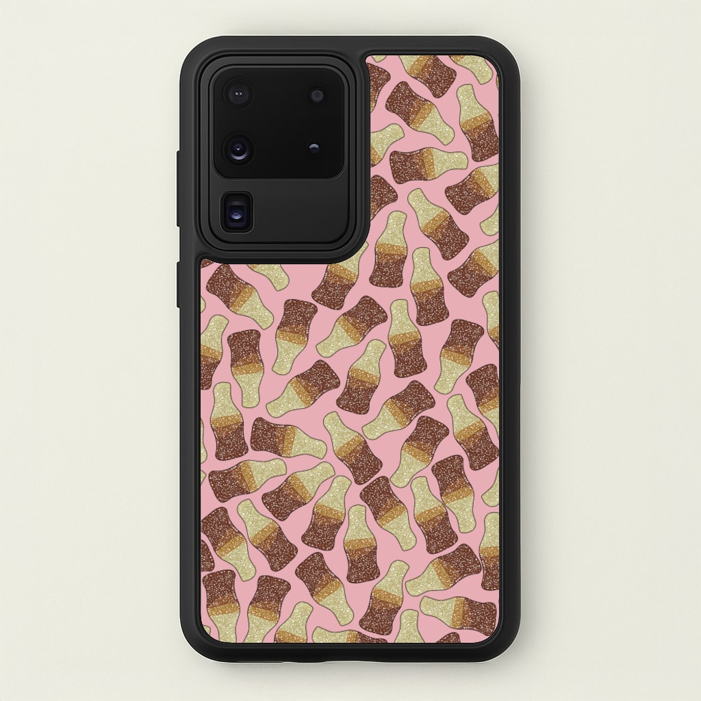 Cola Bottles - Sweets Patterns - Sweets Patterns Phone Case for Galaxy S20 Ultra