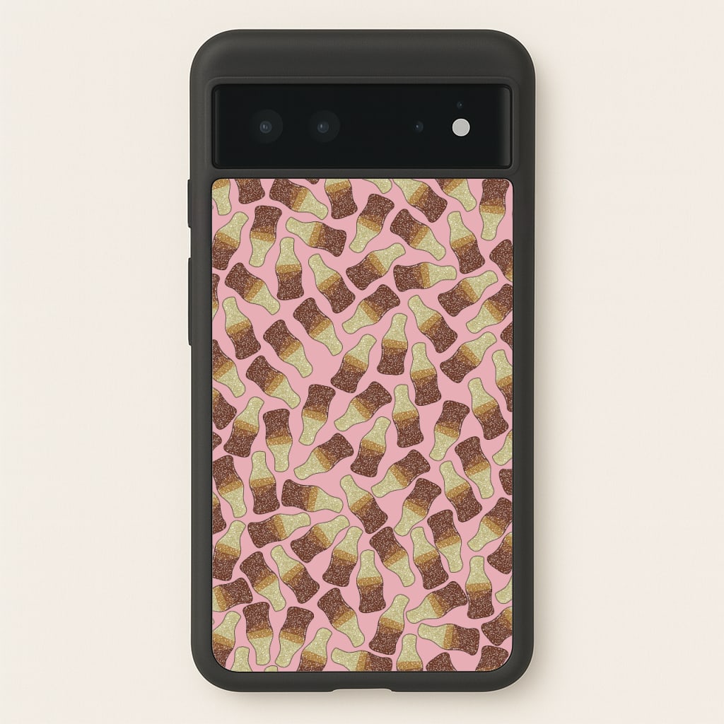 Cola Bottles - Sweets Patterns - Sweets Patterns Phone Case for Google Pixel 6