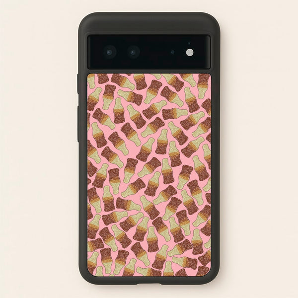 Cola Bottles - Sweets Patterns - Sweets Patterns Phone Case for Google Pixel 6