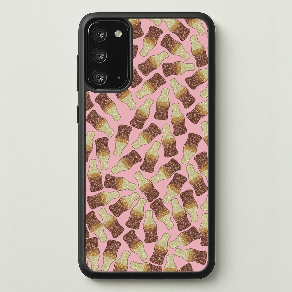 Cola Bottles - Sweets Patterns - Sweets Patterns Phone Case for Galaxy Note 20