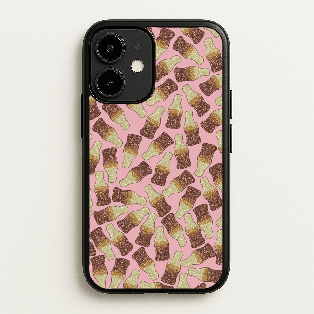 Cola Bottles - Sweets Patterns - Sweets Patterns Phone Case for iPhone 12 / 12 Pro